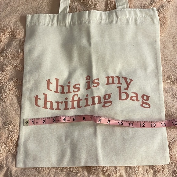 This is my thrifting bag | cute tote bag - Picture 2 of 5